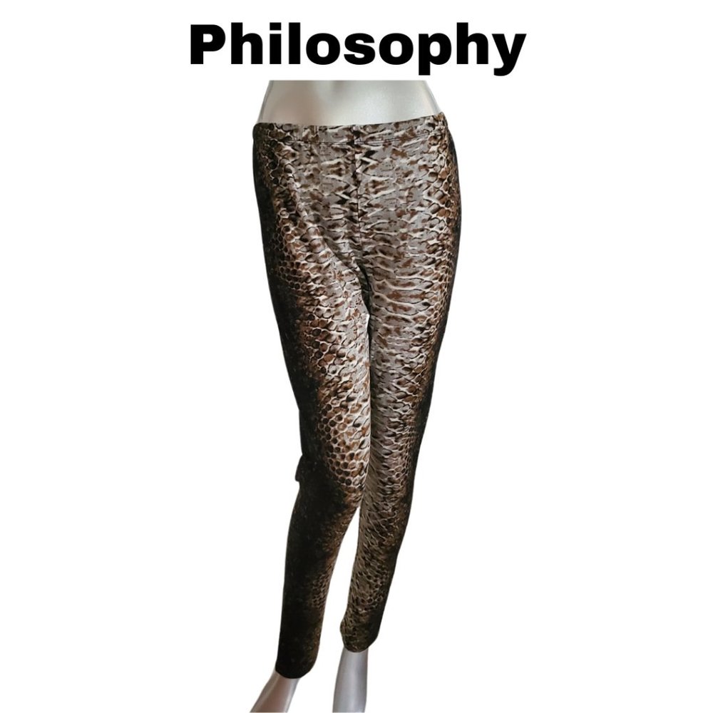 Philosophy Animal Print Leggings - Brown, Stylish & Comfy